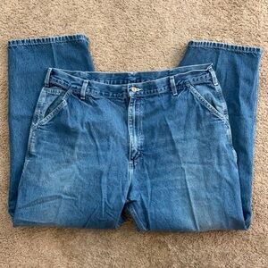 Carhartt Blue Work Dungarees 42x30